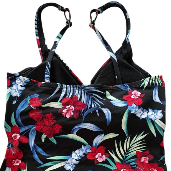 Tommy Bahama Midnight Orchid OTS UW Tankini - Picture 9 of 12